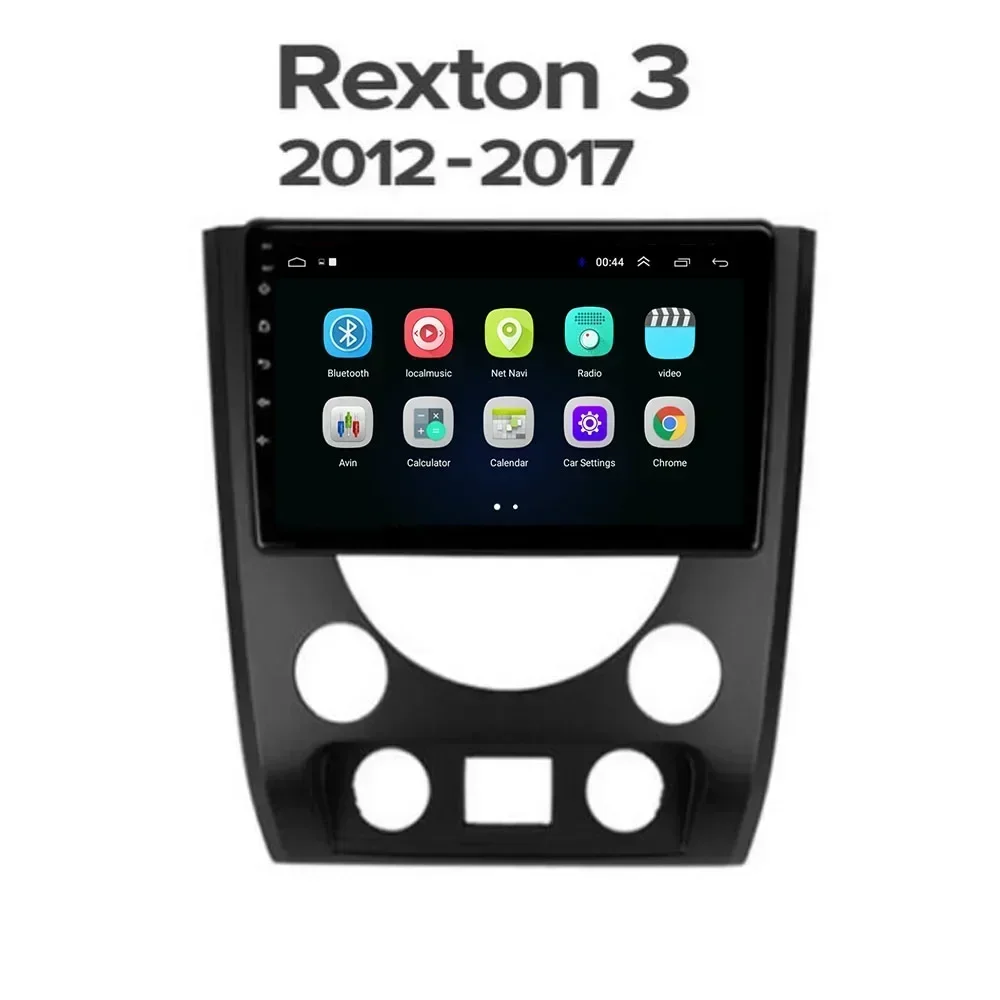 Автомобильный радиоприемник Android 13 для SsangYong Rexton Y290 III 3 2012-2017 Мультимедийный плеер