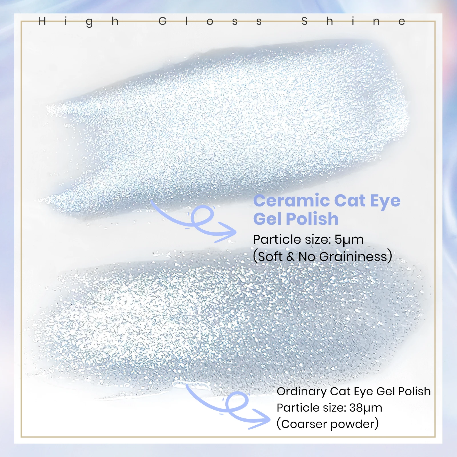 MIZHSE Moonlight Гель-лак кошачий глаз 7 мл Cat Magnetic Gel Soak Off Полуперманентный блестящий