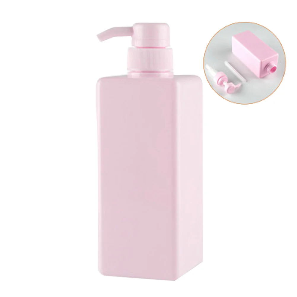 

Bottle Pump Lotion Container Empty Dispenser Soap Wash Body Refillabletravel Toiletries Hand Square Shampoo