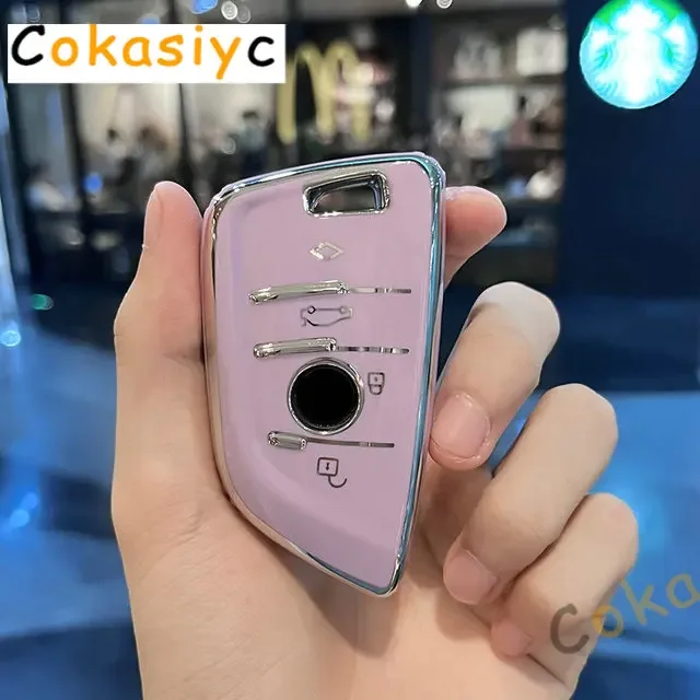 

Для BMW X1 X3 X5 X6 X7 1 3 5 6 7 серии G20 G30 G11 F15 F16 G01 G02 F48 Чехол без ключа из ТПУ с дистанционным управлением для автомобиля, чехол, брелок для ключей