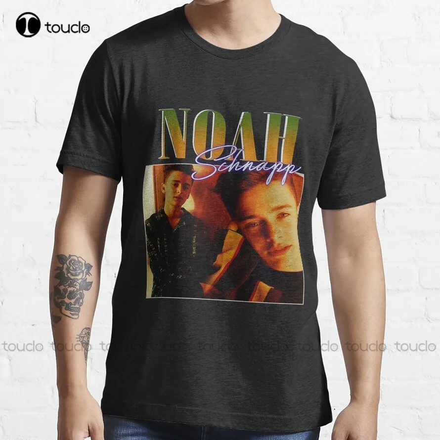 

Noah Schnapp 90s Vintage Black T-Shirt T-Shirt Christmas Gift Digital Printing Tee Shirts Xs-5Xl Fashion Tshirt Summer Unisex