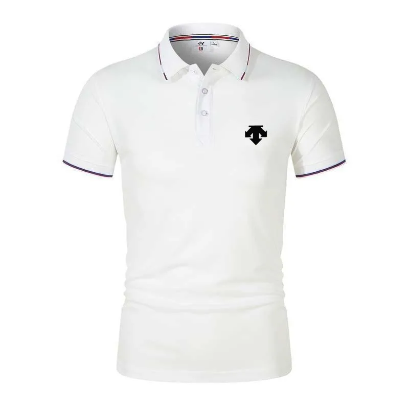 Golf clothing men's new high-quality cotton polo shirt men's printed golf baseball shirt casual splicing men's top short sleeve