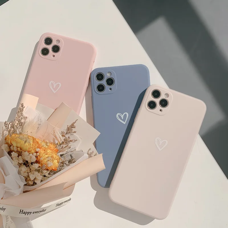 

Retro Sweet line Art Japanese Kawaii Phone Case for iPhone 14 13 12 11 Pro Max 14 Plus XR XS Max X 7 8 Plus case Cute Soft cover