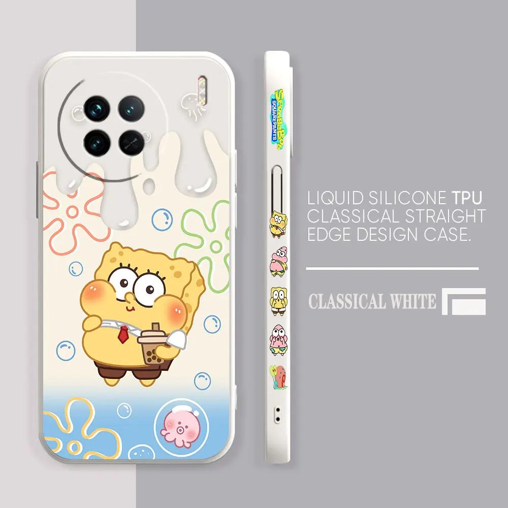 S-SpongeBob Patrick Star Cartoon Case For VIVO X21I X21S X23 X27 X30 X50 X60 X70 X80 X90 PRO PLUS Colour Case Funda Shell Capa