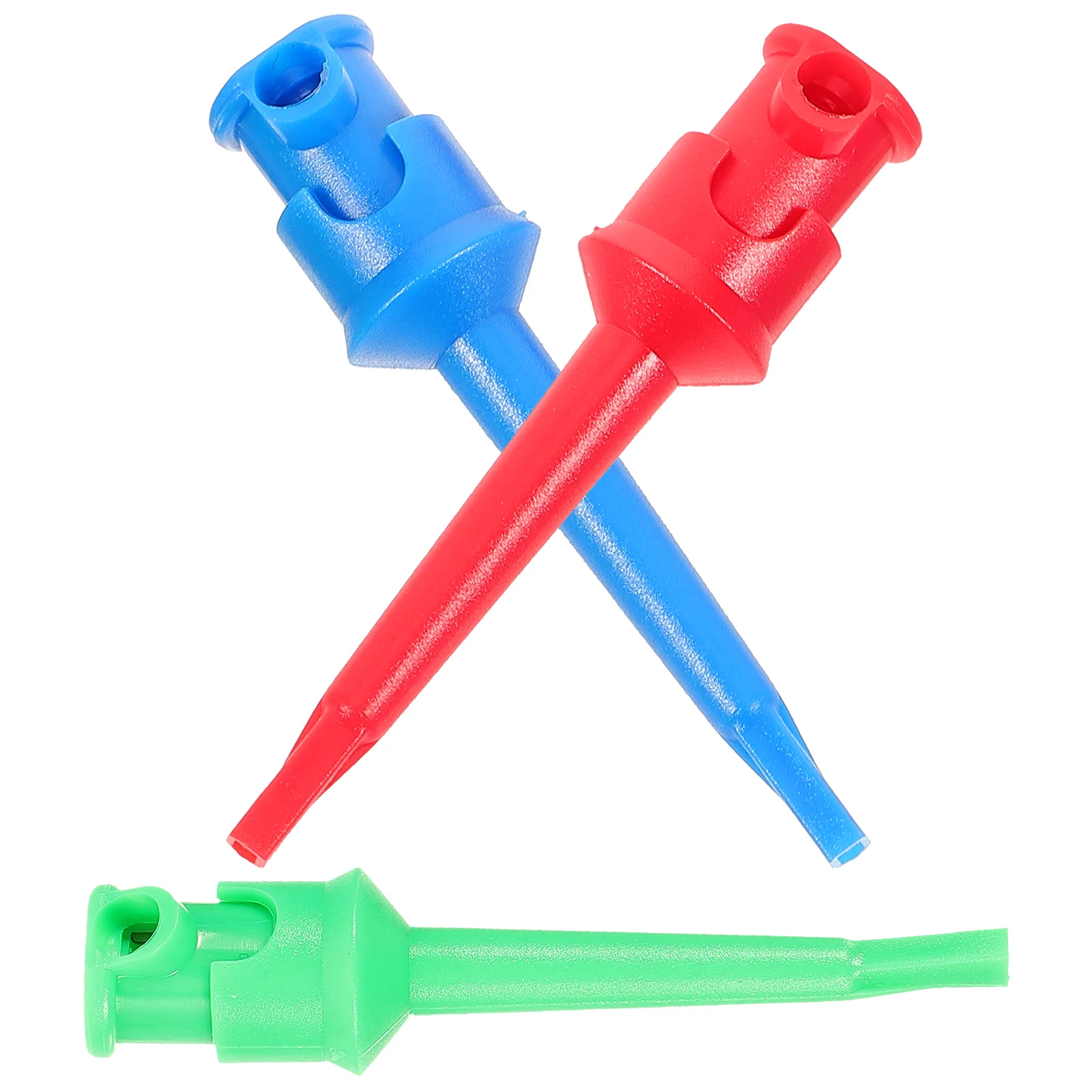 

3pcs Test Hook Clip Spring Hook Clip Multimeter Jumper Wire Test Grabber