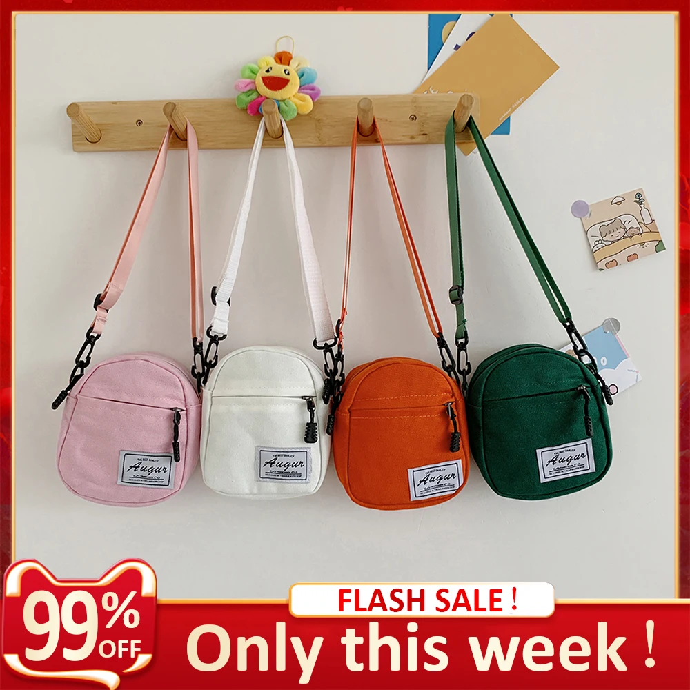 

NEW Fashion Canvas Bag Patchwork Crossbody Shoulder Zipper Single Women Mini Wallet Phone Bags Cell Phone Messenger Bag Purse