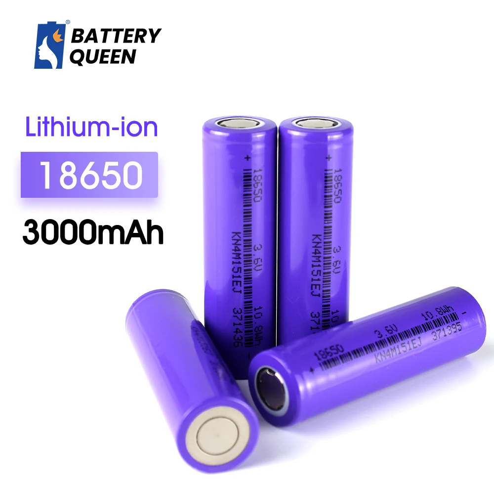 

18650 Battery Lithium-ion 3.7V 3000mah Rechargeable Batteries High Power 3C-5C Discharge For Power Bank Vape DIY 12V 24V 48V