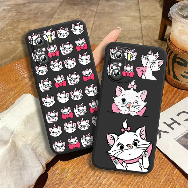 

Cute Cat Phone Case For Xiaomi Redmi 7(Y3) 7A 8 8A 9 9A 9AT 9C 10X 10 10C 5A 6A S2(Y2) K20 K30 K40 K50 Black Soft Funda Cover