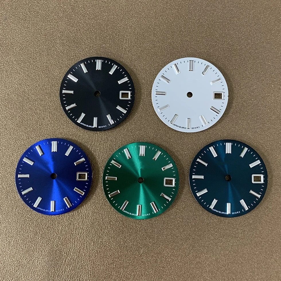 

Sun Pattern NH35 Watch Dial 28.5mm Striped Modified Dial GS LOGO NH36 Dial for NH35 NH36 Automatic Movement GS LOGO Dial