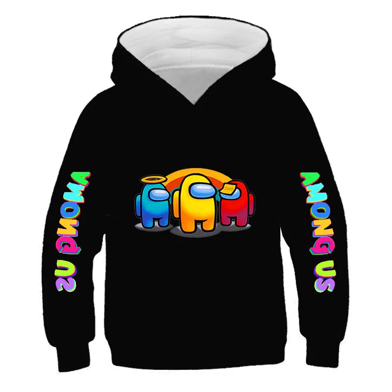 

Новинка, осенняя мультяшная Толстовка с принтом «Игра среди нас», детские смешные Модные топы в стиле Харадзюку, супер крутые толстовки для ...