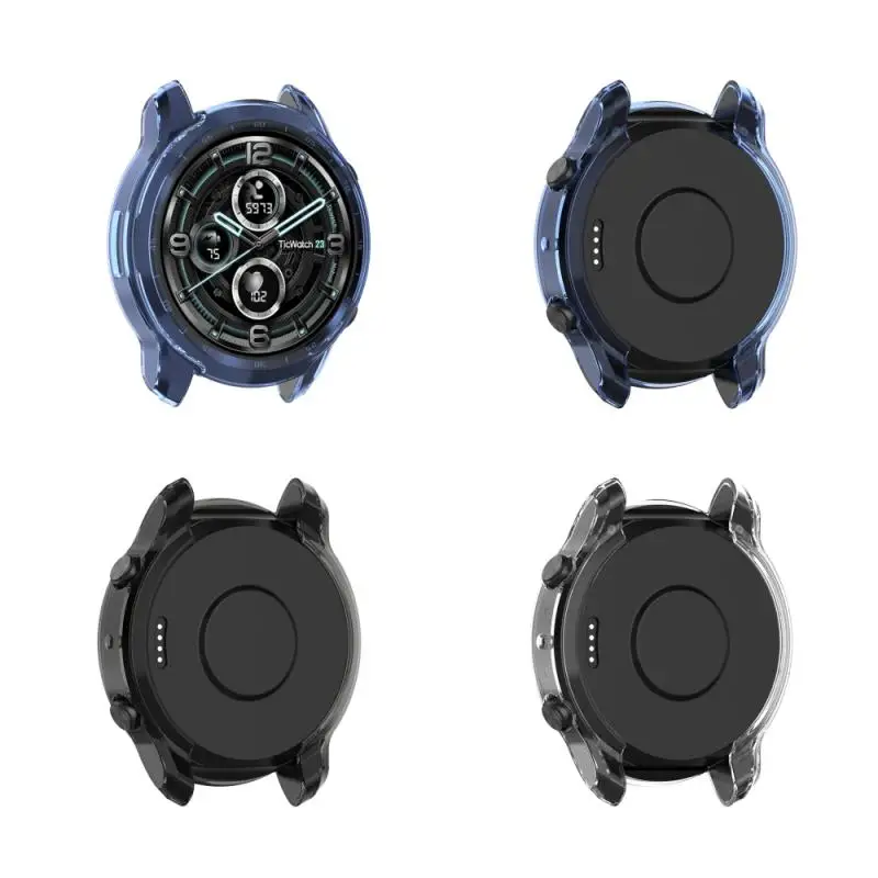 

Transparent Protective Shell Half-packed Tpu Watch Case Soft Rubber Protective Case For Ticwatch Pro3