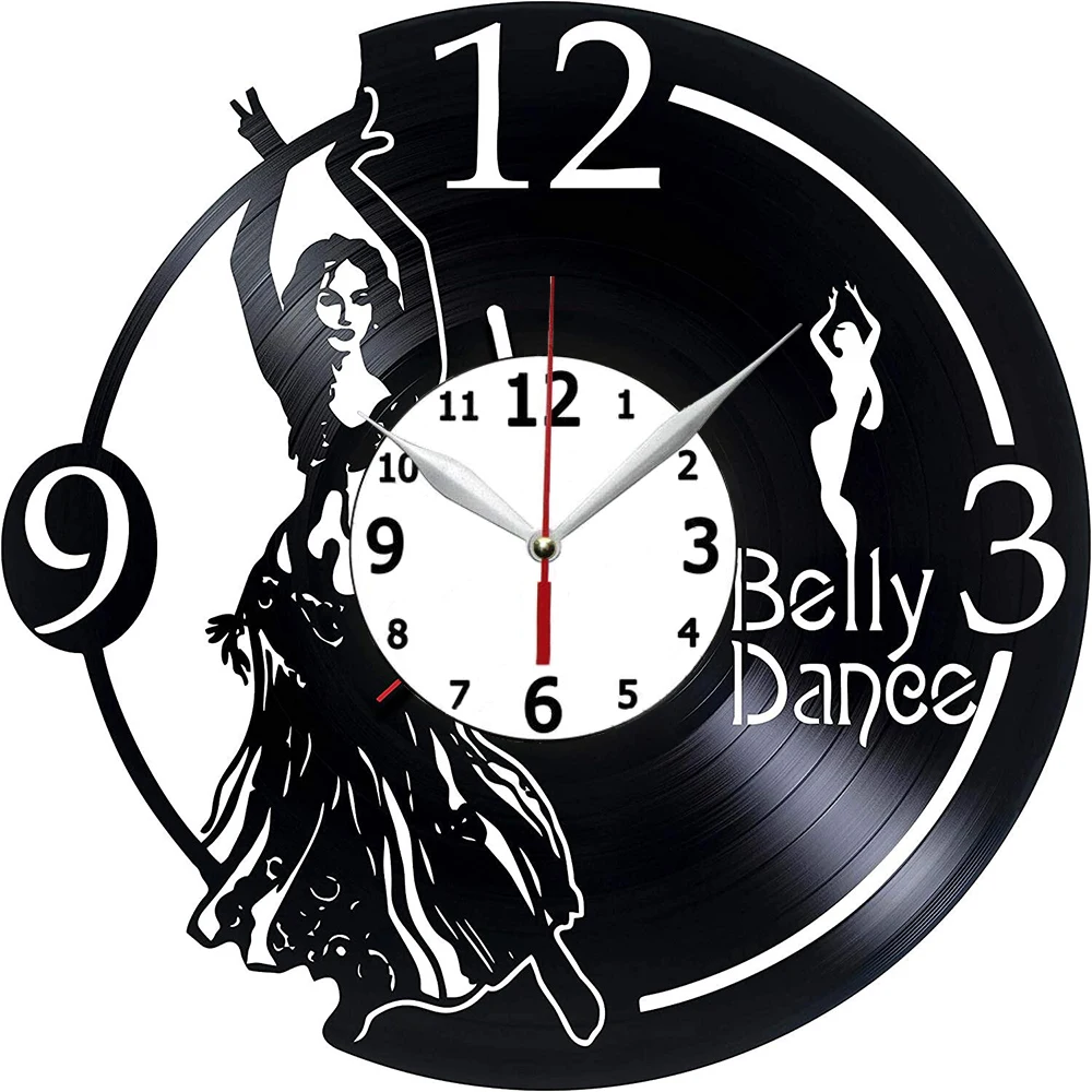 

Настенные часы, совместимые с Танцем Живота-виниловые уникальные подарки на день рождения, фильм, Рождество, идеи для мальчиков, девочек, м
