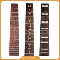 23 inch 4 string ukulele fretboards concert uke hawaii guitar ukulele fingerboard rosewood 17 frets wdifferent mop style inlay