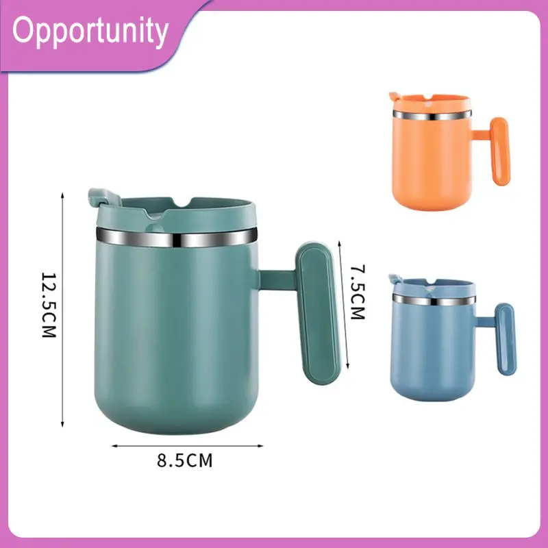 

Handle Mug Latte Cappuccino 304 Stainless Steel Mugs Creative Thermos Mug With Handle Drinkware Wholesale Water Bottle Milk Cup