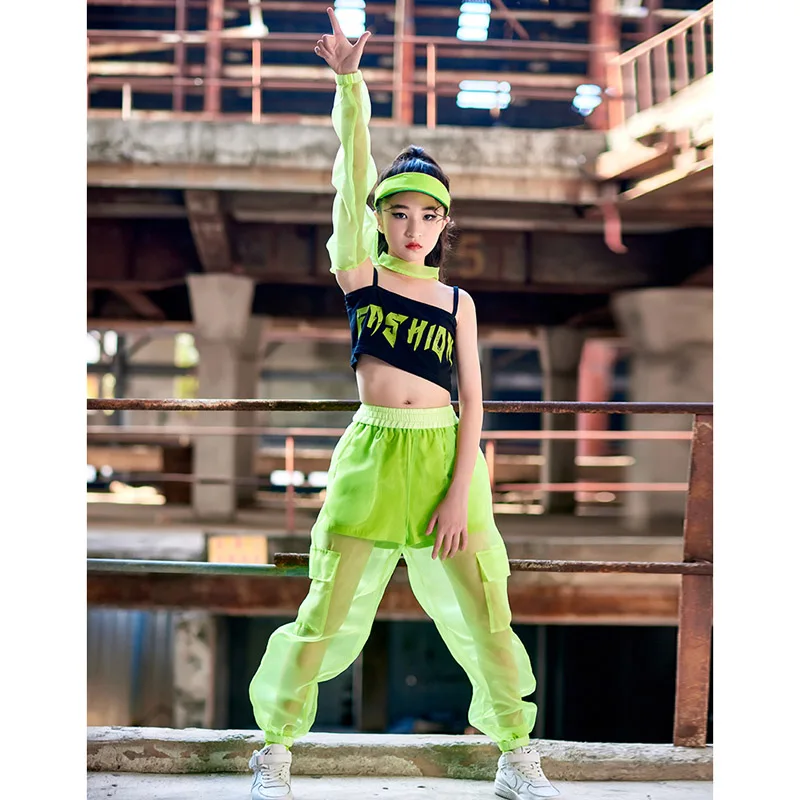 Новинка платье для джазовых танцев девочек в стиле хип-хоп подиума выступлений