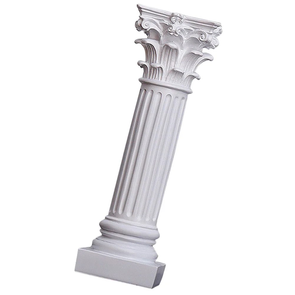 

Roman Column Greek Pillar Statuecolumns Resin Holders Holder Candlestick Figurine Stand Decoration Ancient Pillars Cake Desktop