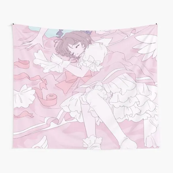 

Cardcaptor Sakura волшебный гобелен с милыми мечтами для гостиной йоги цветное украшение с принтом одеяло для путешествий красивое подвесное комна...