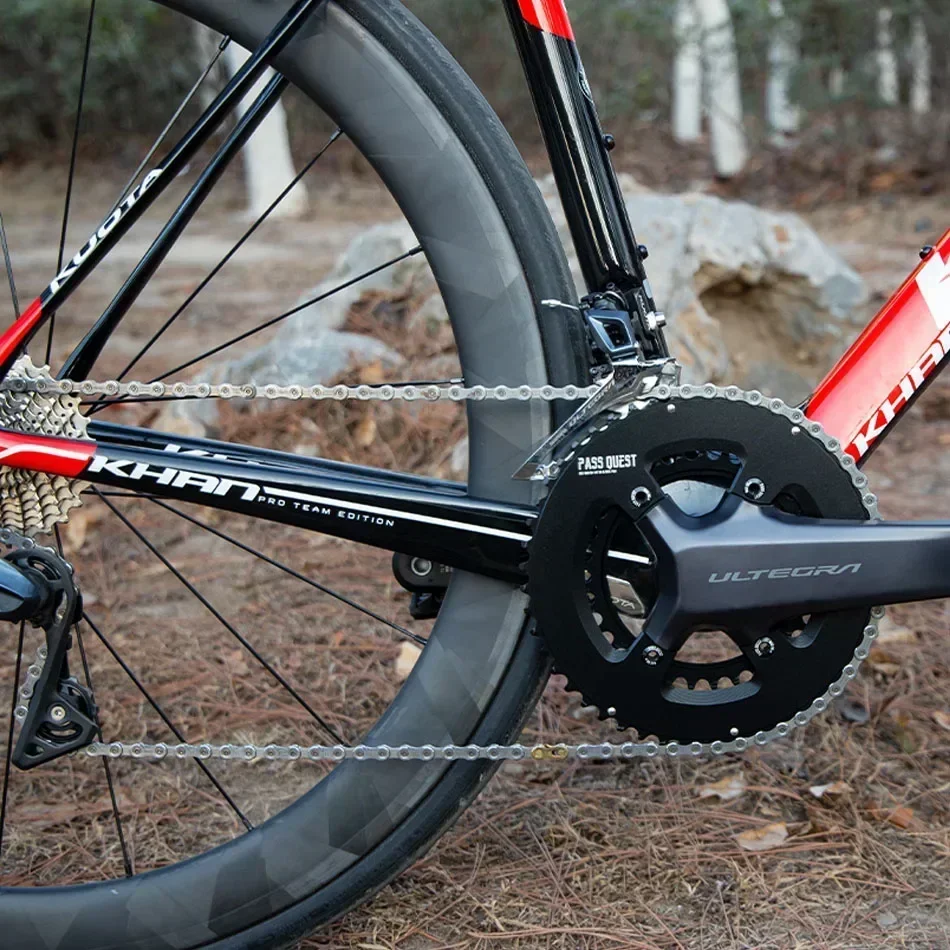 Двойная звездочка PASS QUEST 110bcd для Shimano 105 R7100 R8100 R9200 54 40 53 39 50 34 56 42 52 36T 110 bcd дорожное