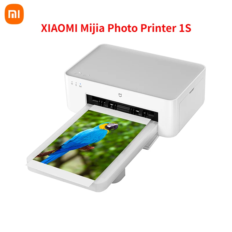 

Xiaomi Mijia фотопринтер 1S 6-дюймовый Высокое разрешение Автопленка многоразмерные ID фото смарт-принтер беспроводной фотопринтер для телефона