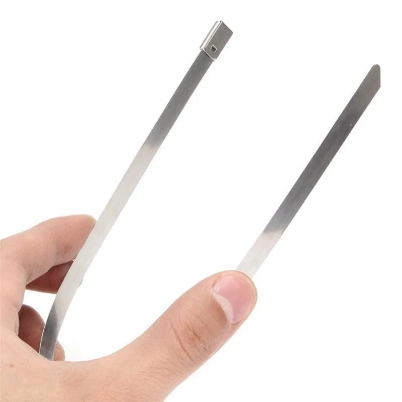 20/60 шт. Многоразовые стяжки для кабелей из нержавеющей стали