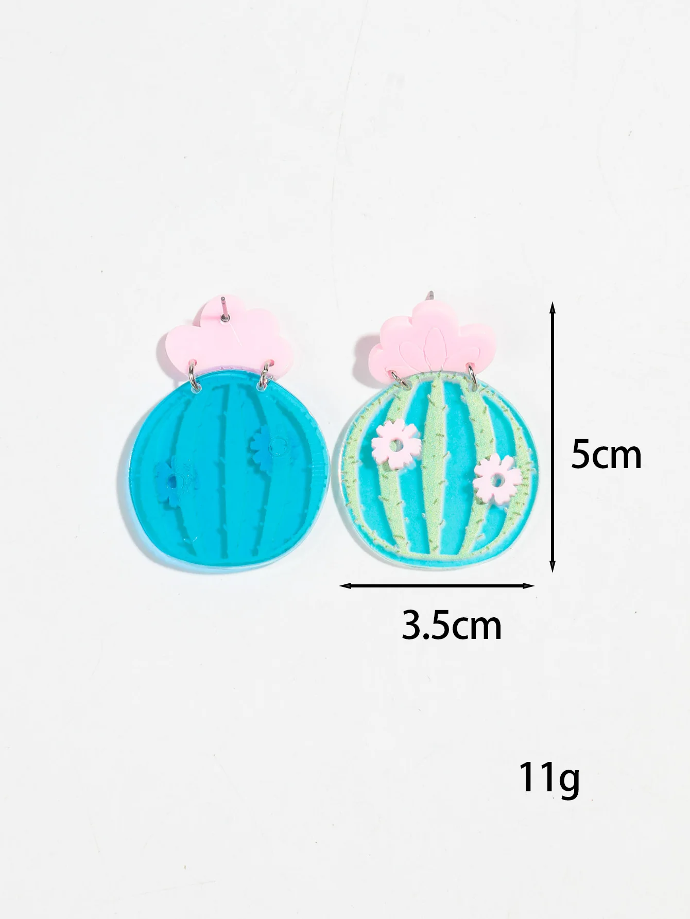 Женские акриловые серьги-капельки розовые серьги в форме цветка арбуза