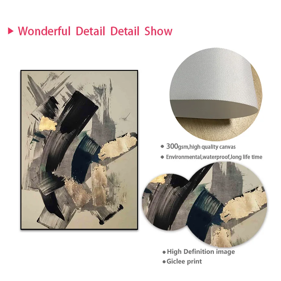 Абстрактная Настенная картина с изображением цветных блоков волны реки