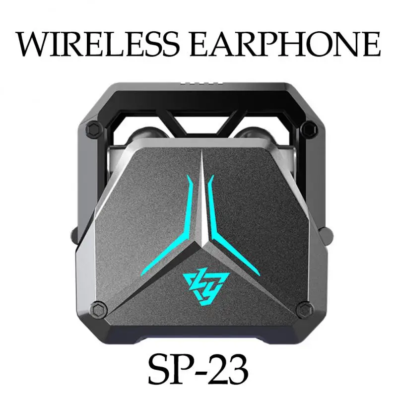 

SP23 wireless Bluetooth headset mechanical game high quality electronic competition atmosphere light zinc alloy mecha style