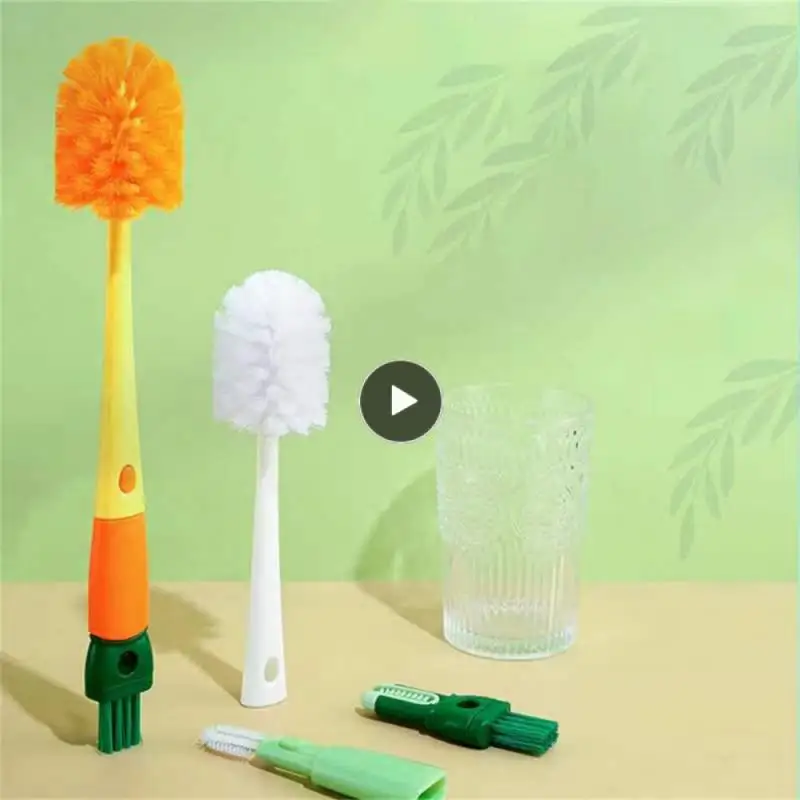 

Многофункциональная щетка-расческа из соломы, мягкая щетка для бутылки 40 г, легкая в хранении, эффективная щетка для чистки чашек, кухонная щетка для чистки крышки