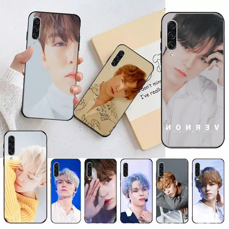 

Seventeen Vernon Meme kpop idol Phone Case For Samsung galaxy A S note 10 12 20 32 40 50 51 52 70 71 72 21 fe s ultra plus