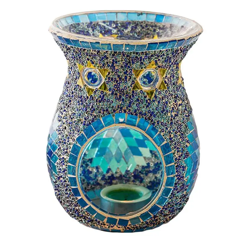 

Candle Furnace Aromatherapy Lamp Essential Oil Furnace Household Incense Burner Vintage Light Candle Holder Home Table Decor