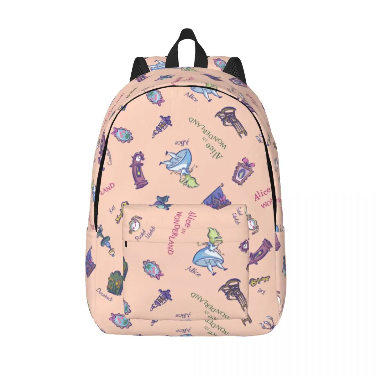 

Disney Алиса в стране чудес для подростков, школьный рюкзак для книг, рюкзак для учеников средней и старшей школы, для путешествий