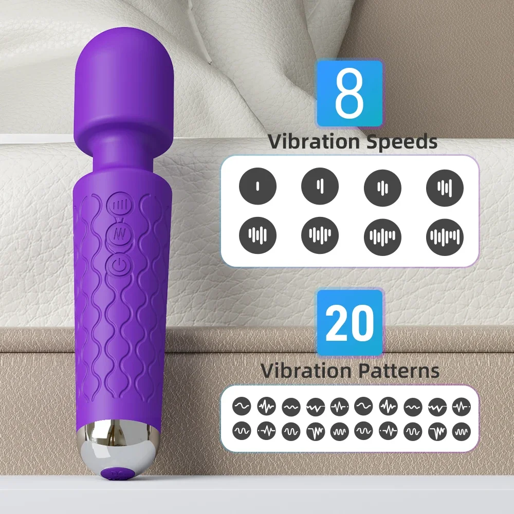 Мощные вибраторы для клитора, USB перезарядка, AV-вибратор-массажер, сексуальное здоровье, эротические секс-игрушки для женщин, продукт для взрослых, точка G (art.: 3920bc65e02df) - 3920bc65e02df