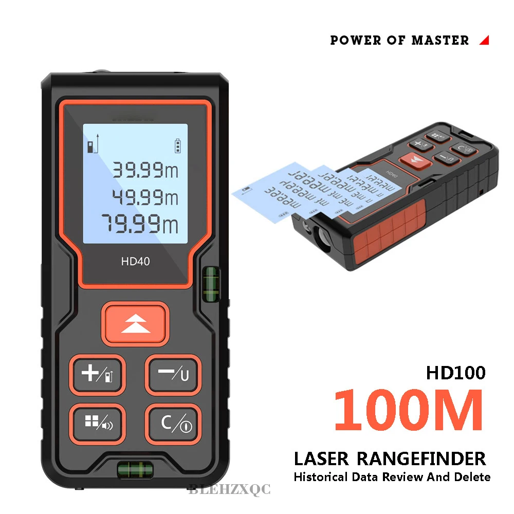 

Лазерный дальномер ручной измерительный прибор инфракрасная электронная линейка 40/60/80/100 м высокоточный лазерный измерительный инструмент...
