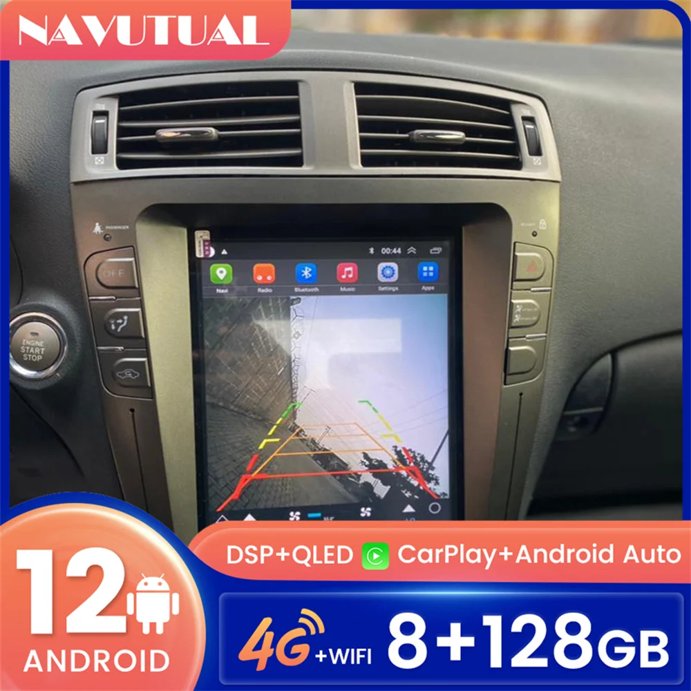 

10.4" Tesla Screen Head UNIT for Lexus IS250 IS300 IS350 2006-2011 Android 12 Radio Car Multimedia Player GPS Navigation Carplay