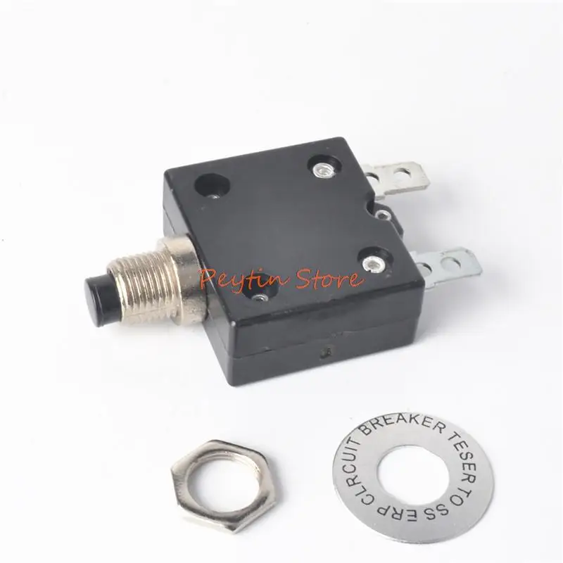 1 шт. 10A 15A 20A 25a 30A 35A 40A 50A металлическая головка защита от перегрузки сброс защита двигателя Переключатель
