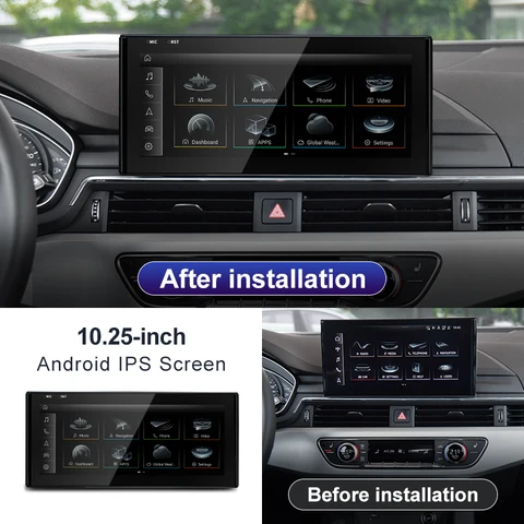 Qualcomm Snapdragon 680 6225 2,4 ГГц беспроводной CarPlay авто для AUDI A4 A5 B9 автомобильные мультимедийные плееры видео GPS Navi Bluetooth