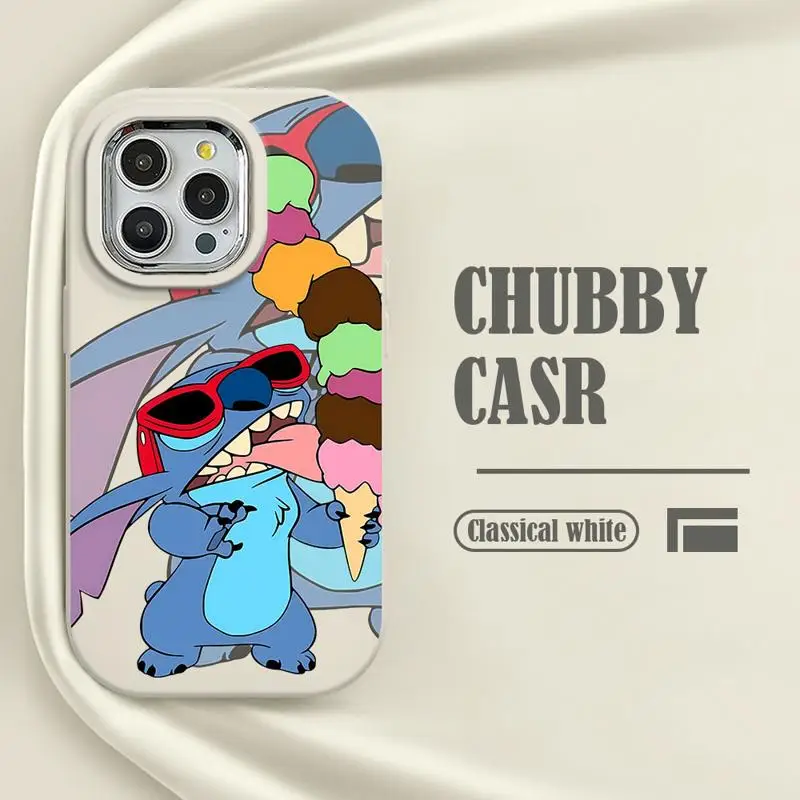 чехол для телефона Apple iPhone 15 14 Pro funda 11 Max 12 Plus 13pro max 15plus 11pro coque Cover Disney Turo Planet Stitch