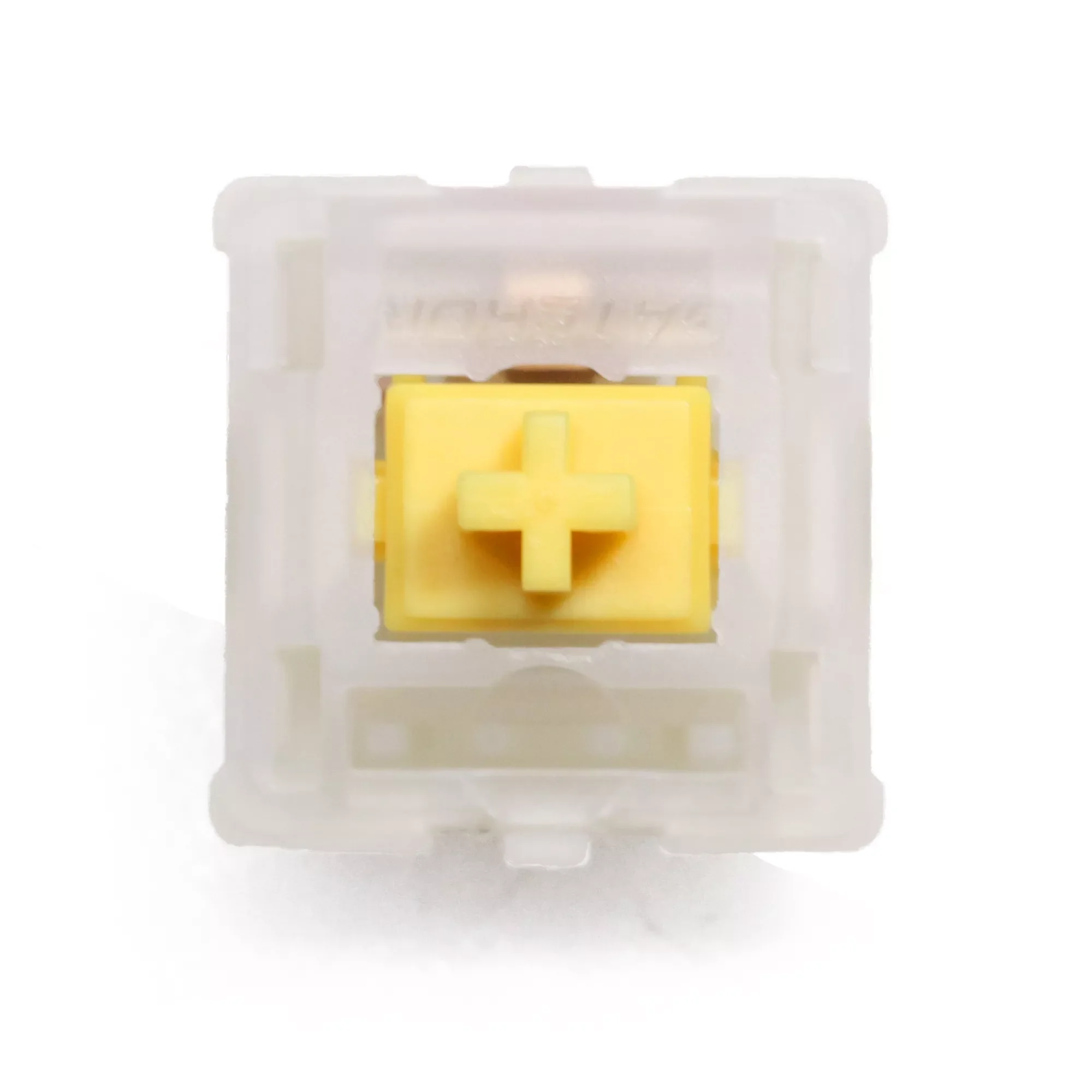 

Gateron CAP Milky Yellow V2 Switch Extras 5pin RGB Linear 63g mx stem switch for mechanical keyboard 50m with Acrylic Base Case