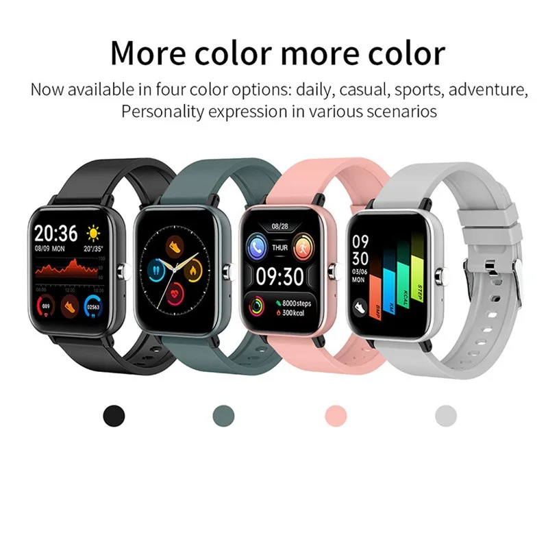 

H10 Smartwatch Heart Rate Blood Pressure Blood Oxygen Body Temperature Sleep Monitoring Sedentary Reminder Wristband Smartwatch