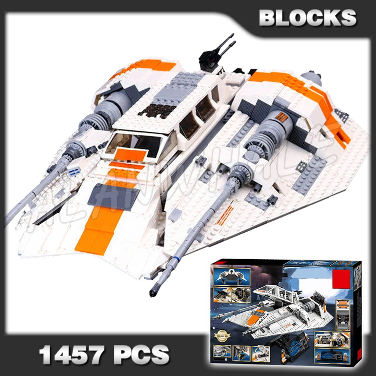 

1457pcs Star Rebel Snowspeeder T-47 Air Speeder Empire Strikes Display Stand 05084 Building Blocks Boys Compatible With Model