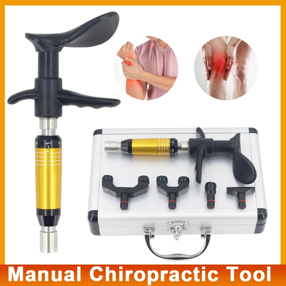 

Manual Chiropractic Corrector Adjusting Therapy Spine Activator Correction Massager Health Care Massager New Manual Gun Set