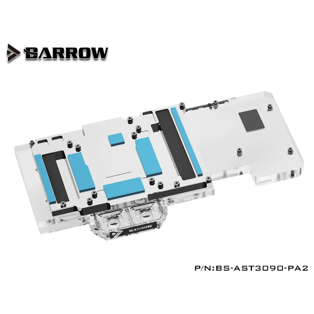 Barrow RTX 3090 3080 GPU Блок Водяного Охлаждения для ASUS TUF 3090/3080 Gaming полное покрытие 5v ARGB Cooler