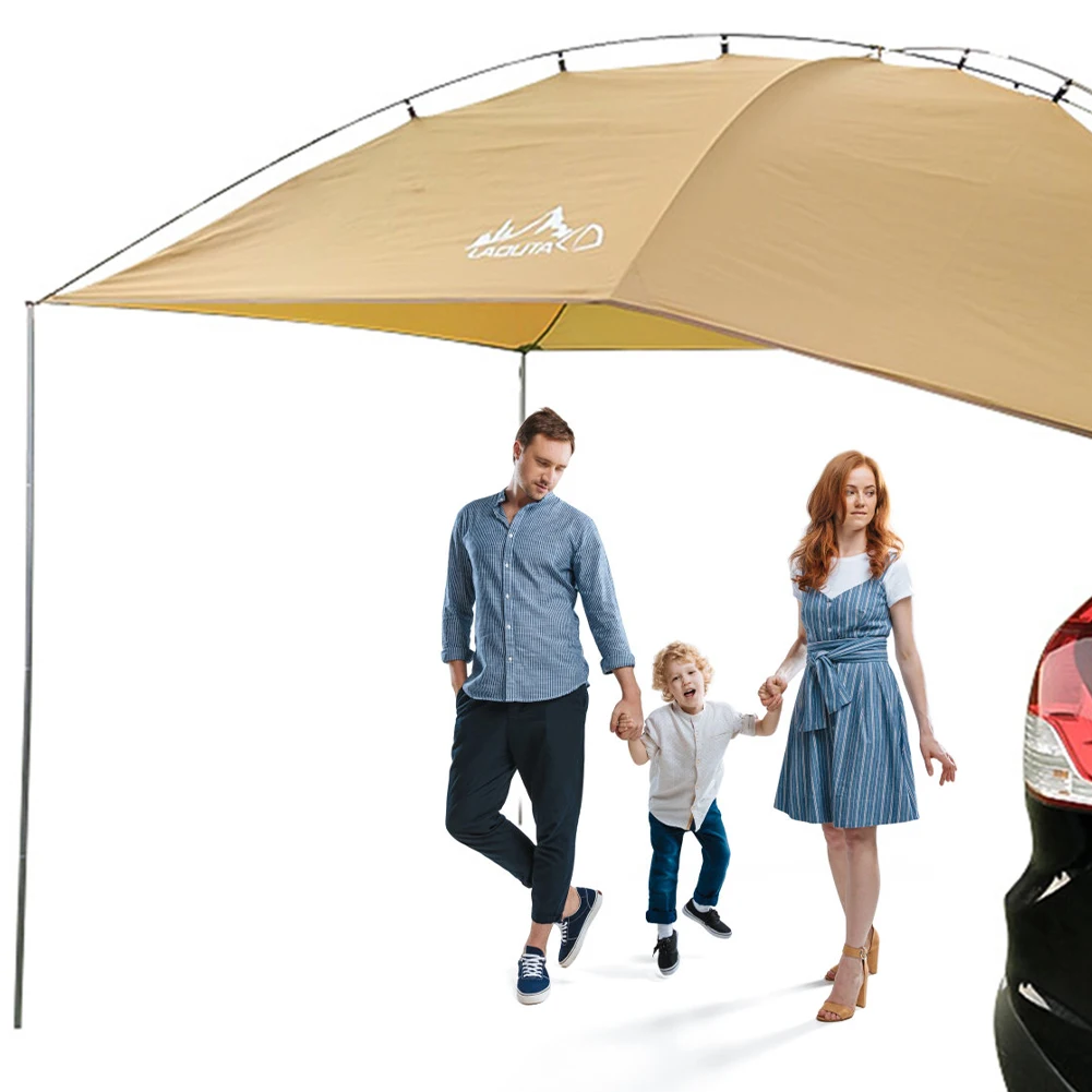 Car Awning Sun Shelter Camping SUV Rear Tent Portable Tent Super Light And Easy To Install Large Space Sun Shade For Camping