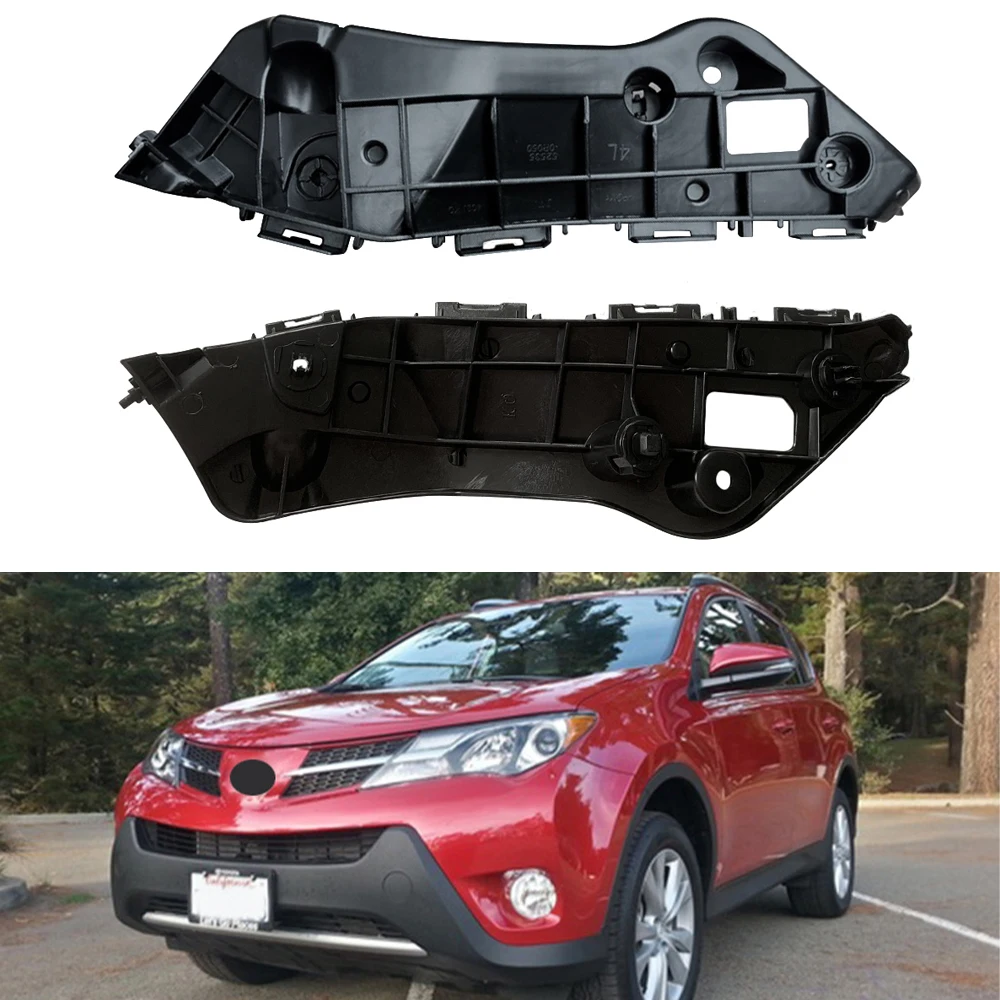 2x для Toyota RAV4 2013 2014 2015 2016 2017 2018 автомобильный кронштейн переднего бампера фиксатор