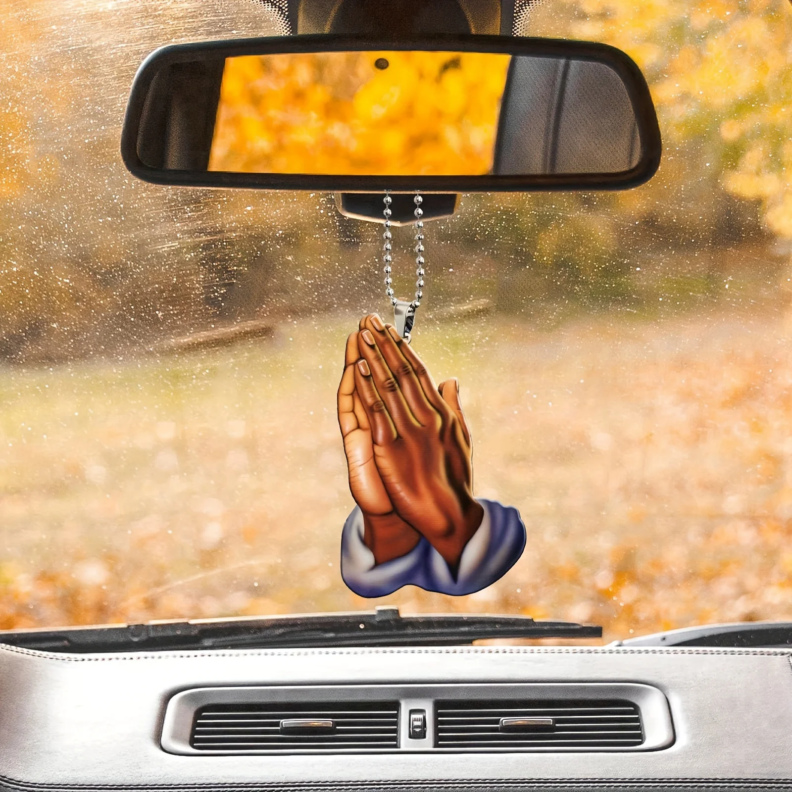 Акриловый кулон с изображением Иисуса 2D внутреннее украшение для автомобиля и