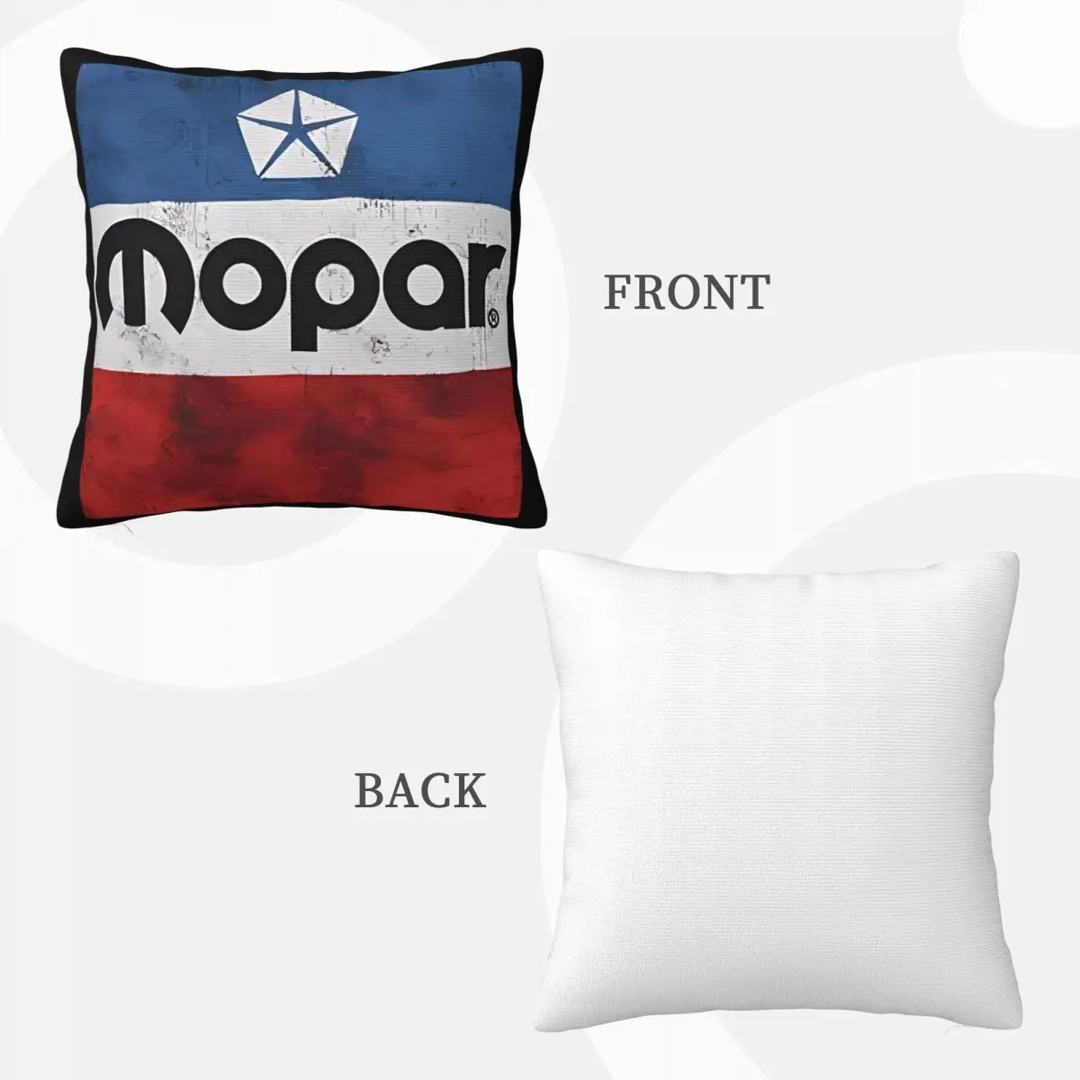 Mopar-Camiseta Afligida Logo Body декоративная наволочка для подушки Decoration детской