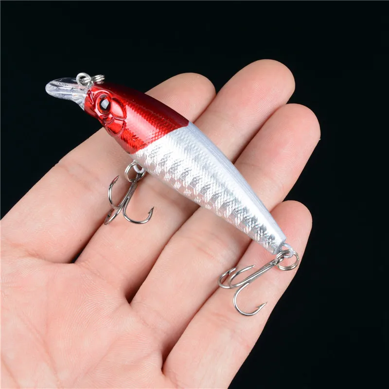 

1 шт., рыболовная приманка с крючком из высокоуглеродистой стали, 7 см, 6,5 г