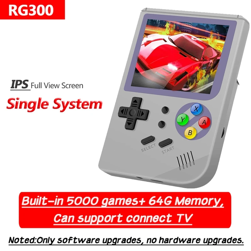Игровой контроллер RG300 в стиле ретро портативная консоль с IPS-экраном 64 ГБ 5000
