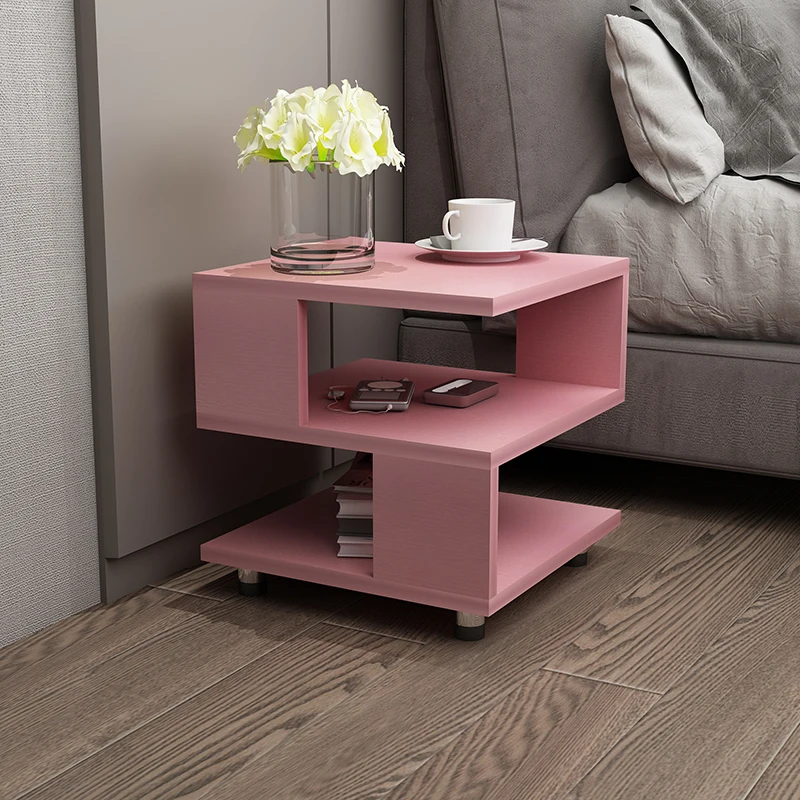 

Simple bedside table simple modern bedroom shelf bedside cabinet storage mini lockers economical