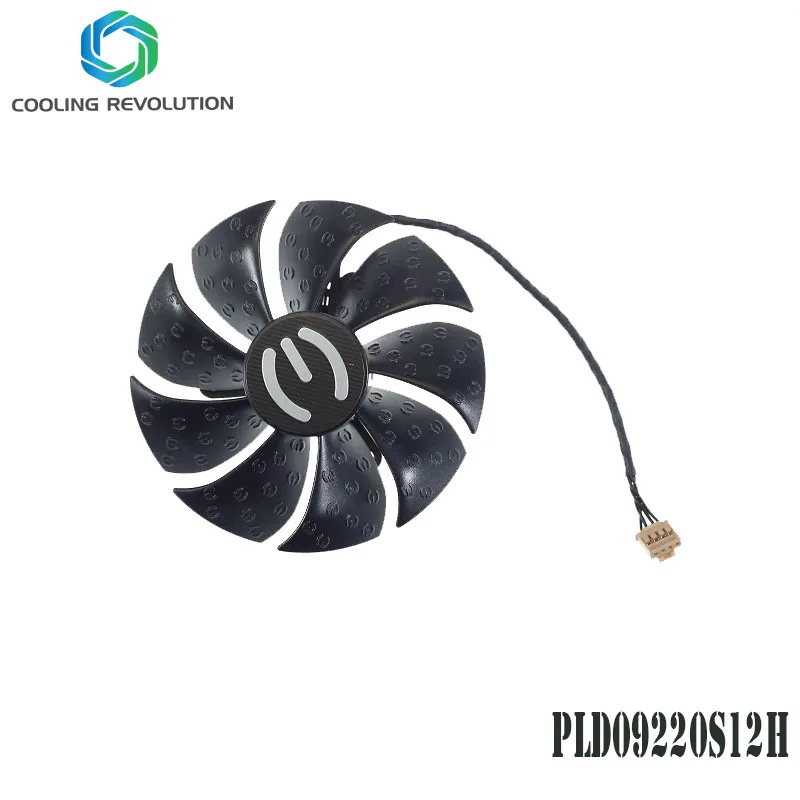 Вентилятор Охлаждения видеокарты Ggraphics для EVGA GeForce RTX 3080 FTW3, кулер 87 мм, 12 В постоянного тока, 0,55 А, 4 контакта, для ультрагибридных игр, PLD09220S12H